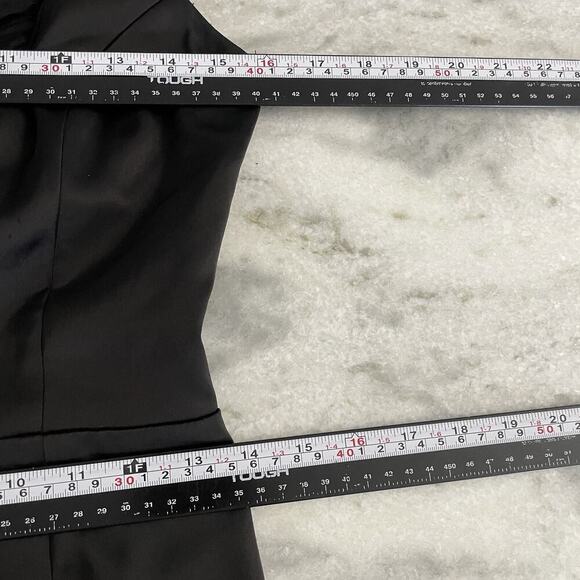 Betsey Johnson Vintage 90s Pencil Dress Size 8 M Black Y2K Whimsigoth Goth USA - Picture 13 of 16